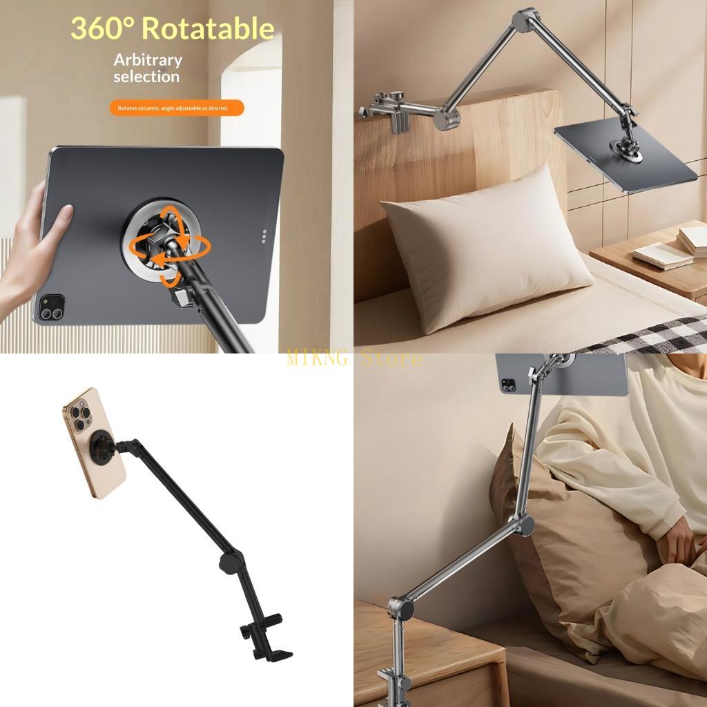 Best Tablet Accessories - Magnetischer Telefonhalter mit 360-Grad-Drehung und verstellbarem