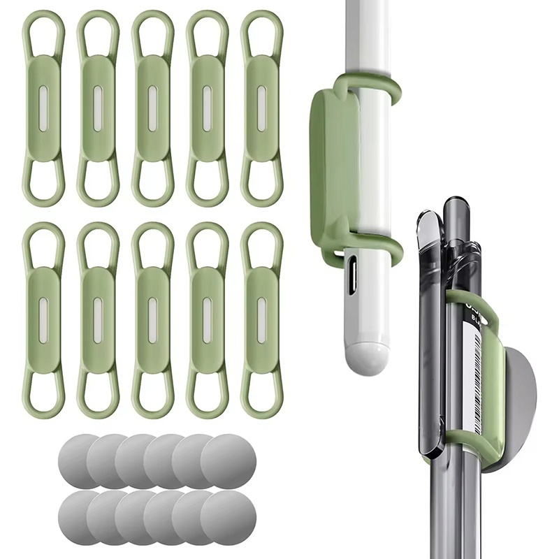 Tablet Drawing Accessories - Magnetischer Stifthalter Tablet-Touchpen-Clip Multifunktionaler Silikon-Stiftständer Verstellbar