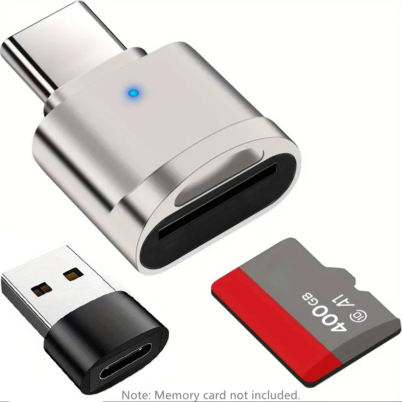 Microsd Card Tablet - 2 Stück USB-C-Kartenleser unterstützen Micro/SD-Speicherkarten für