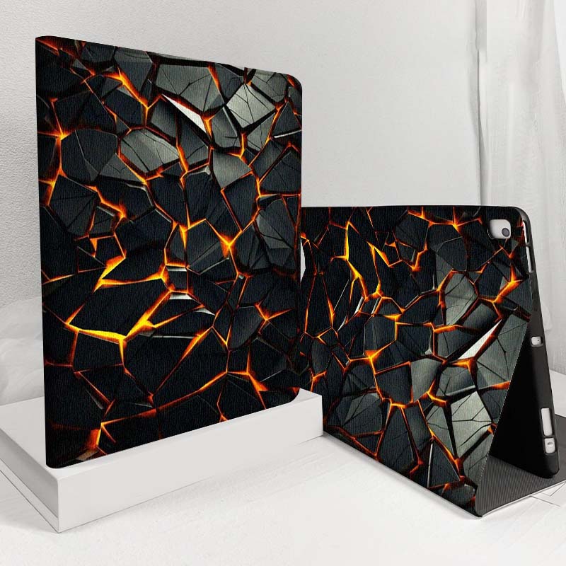 Samsung Tablet S11 Accessories - Art Lava Cracked Fire Glow für