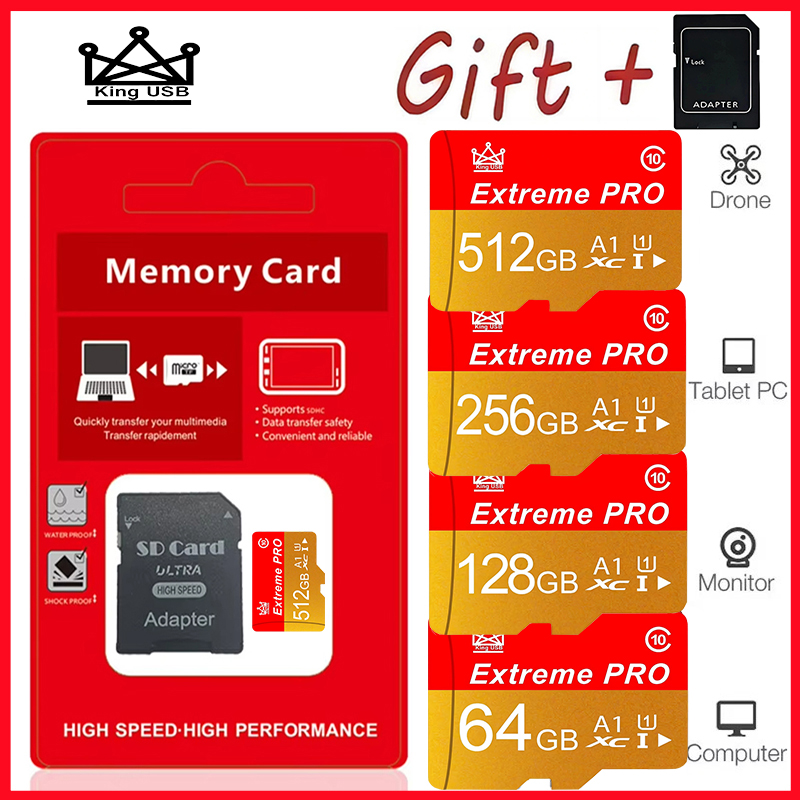 Microsd Card Tablet - Neue Micro-TF/SD-Karte 16GB Flash-Speicherkarte Klasse 10