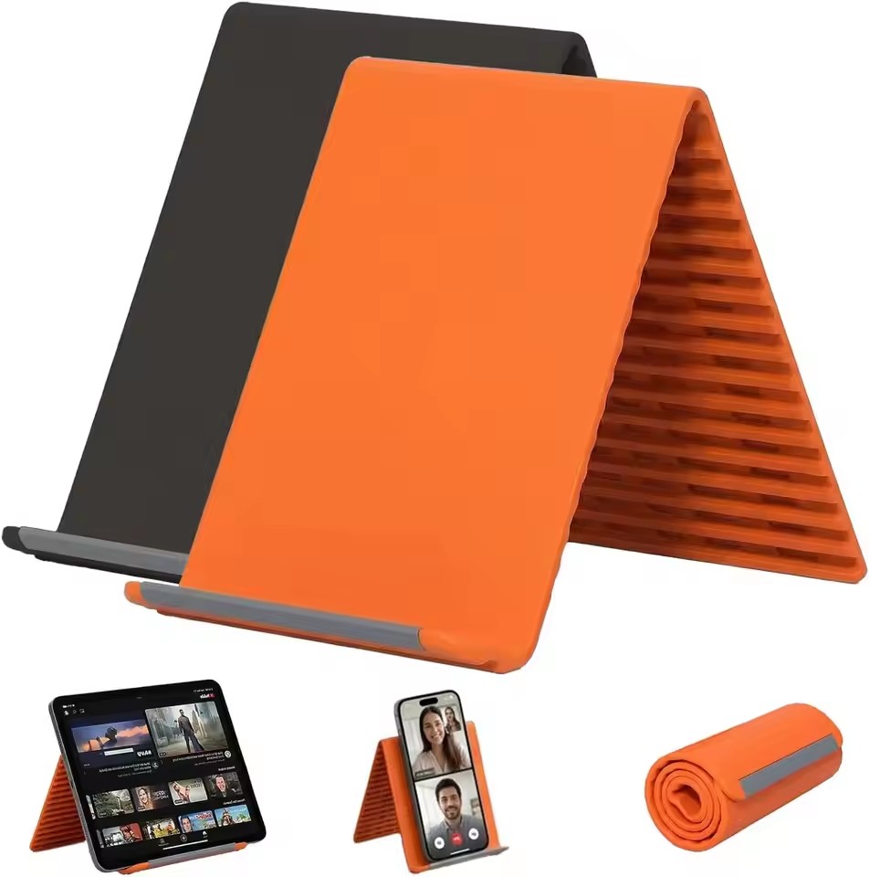Tablet Stand Adjustable - Tragbarer Silikon-Handyhalter, flexibler Ständer, frei in
