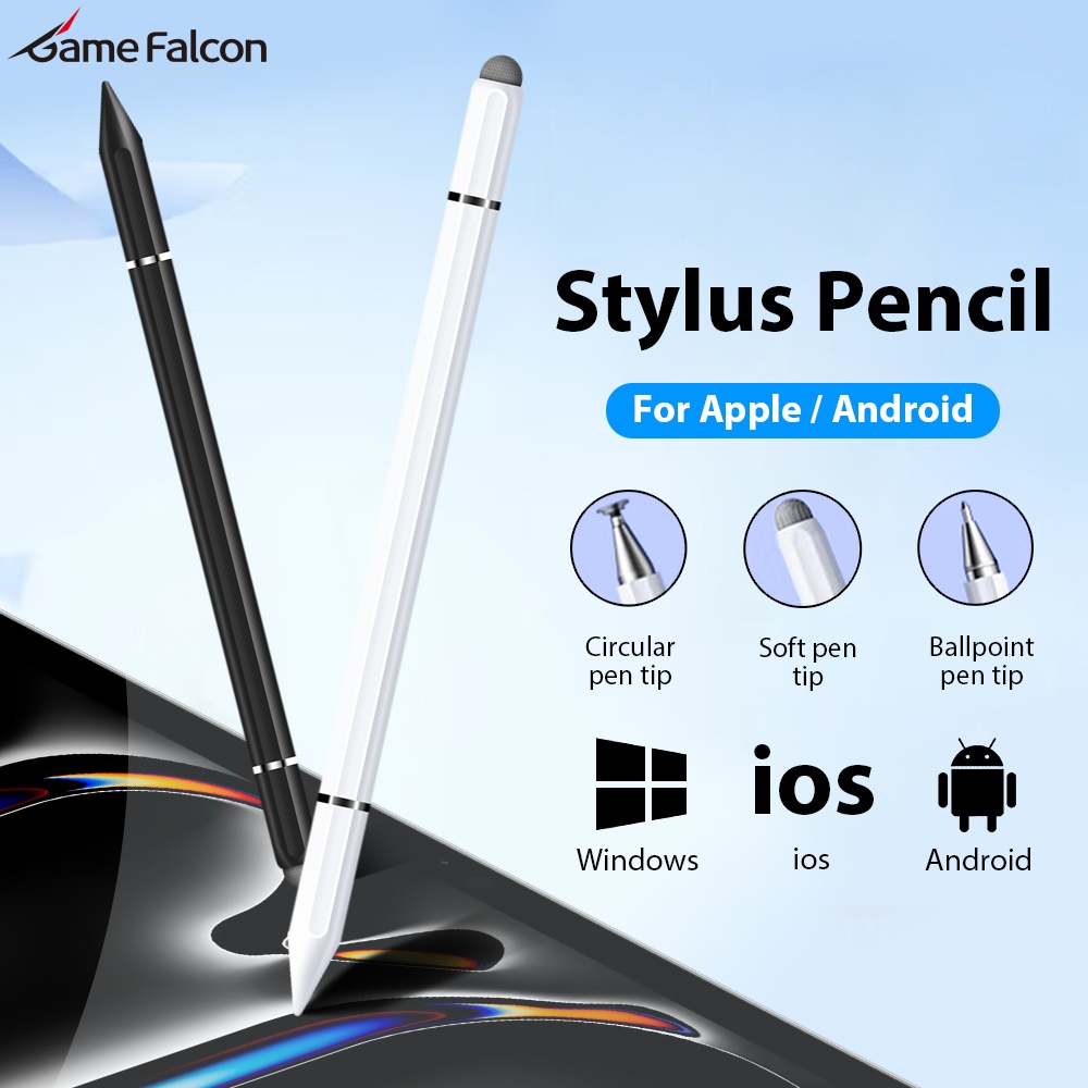 Tablet Drawing Accessories - 3-in-1 Magnetischer Kapazitiver Stylus-Stift für Android-