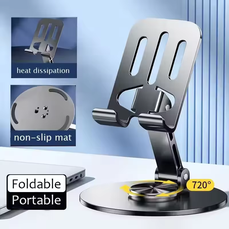Tablet Stand Adjustable - 720 ° Drehbarer, tragbarer Tablet-Halter aus