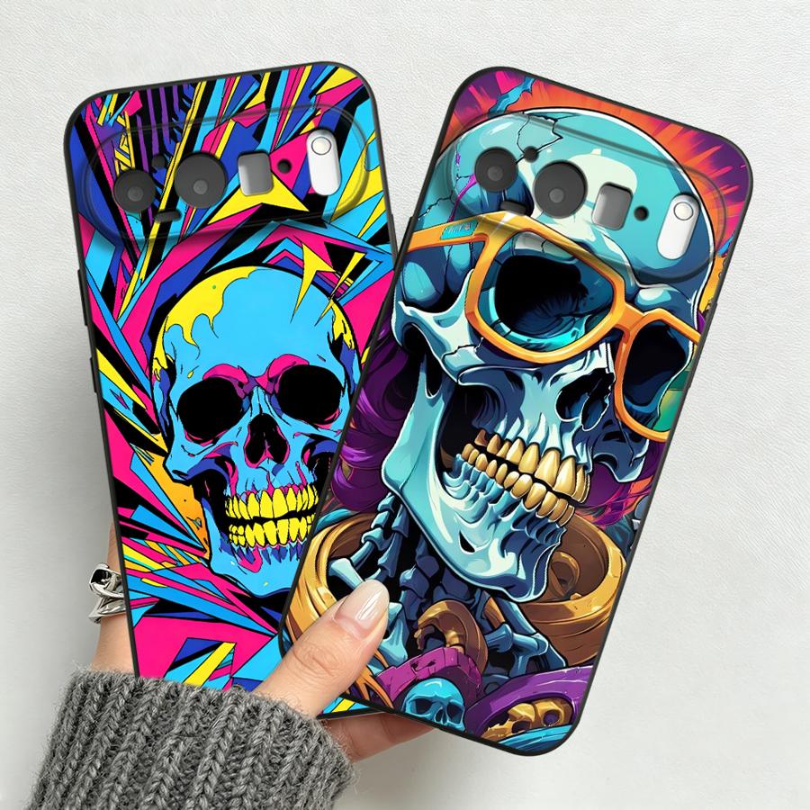 Neon Pop Art Totenkopf-Hülle f – Google Pixel 9 Pro Bewertung und Preis