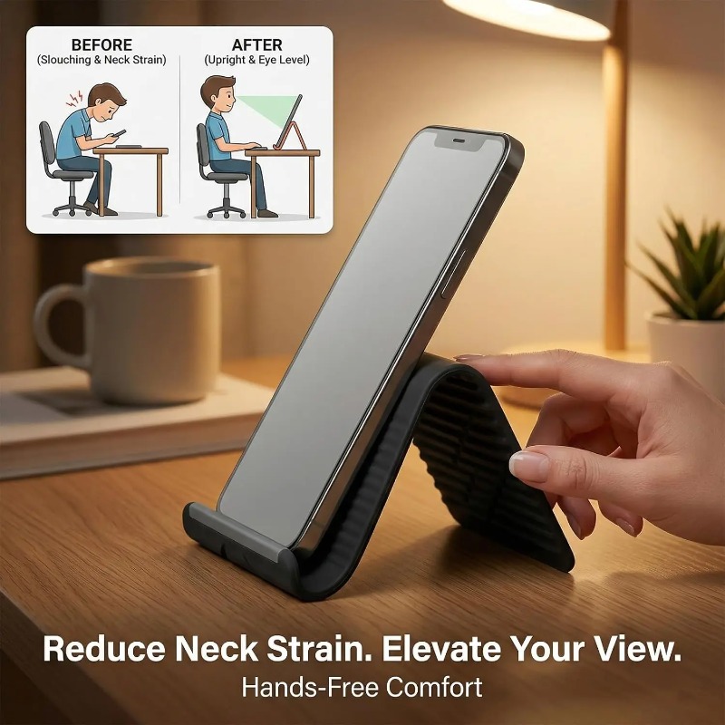 Flexibler, faltbarer Silikon-H – Tablet Stand Adjustable Bewertung und Preis