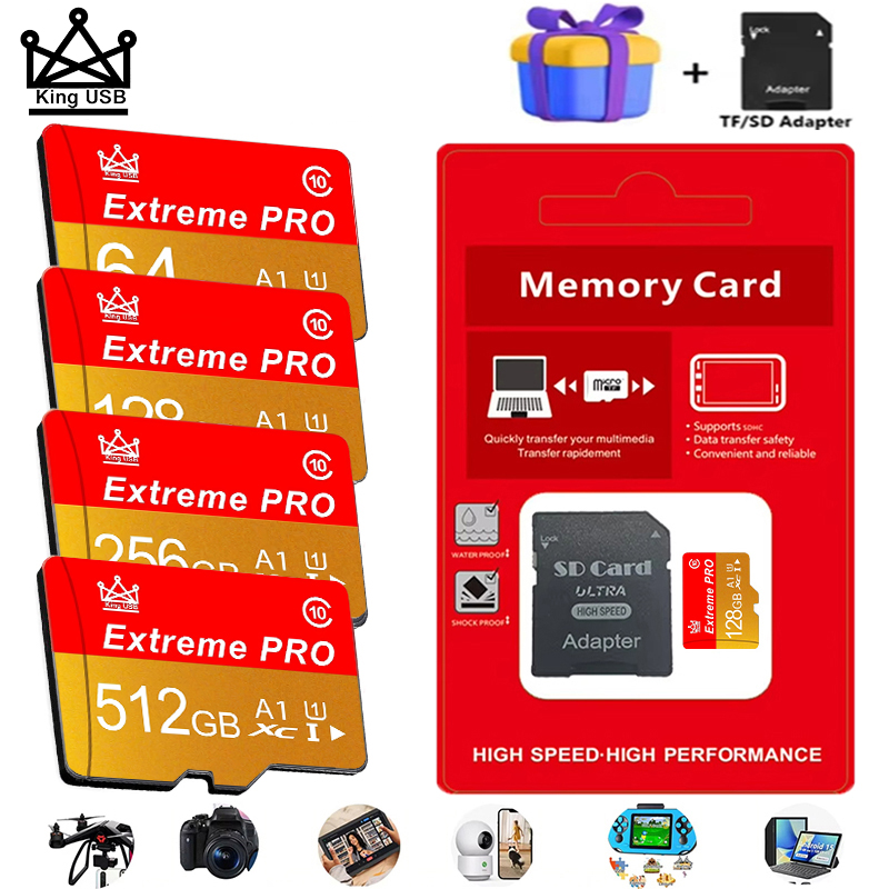 Klasse 10 Micro TF 256GB 512GB – Microsd Card Tablet Bewertung und Preis