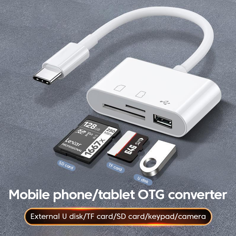 3-in-1 Typ-C-Kartenleser OTG S – Microsd Card Tablet Bewertung und Preis
